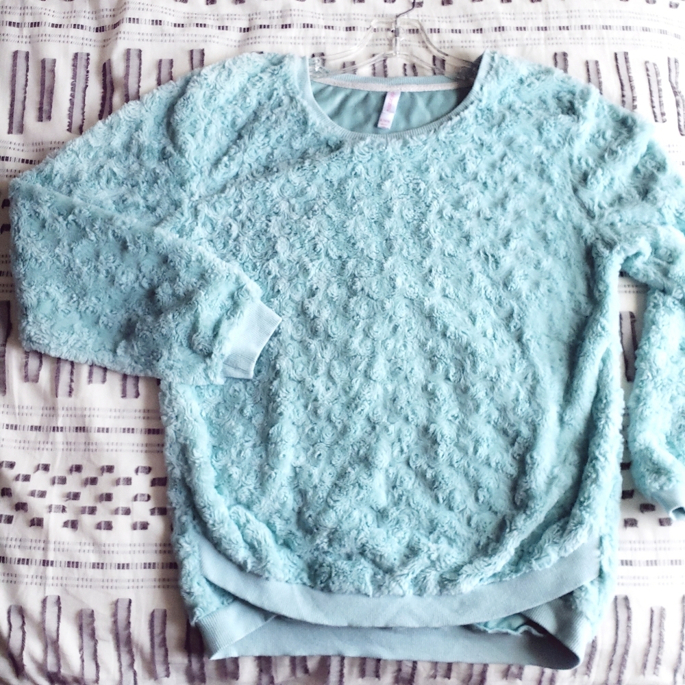 Faux Fur Sweatshirt